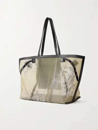 Proenza Schouler Days Carryall Leather-trimmed Printed Mesh Tote | Thumbnail 4 Proenza Schouler Days Carryall Leather-trimmed Printed Mesh Tote | Thumbnail 4