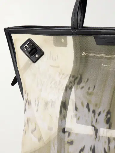 Proenza Schouler Days Carryall Leather-trimmed Printed Mesh Tote | Thumbnail 5 Proenza Schouler Days Carryall Leather-trimmed Printed Mesh Tote | Thumbnail 5