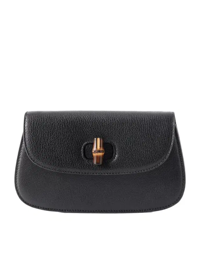 Bamboo 1947 Textured-leather Clutch