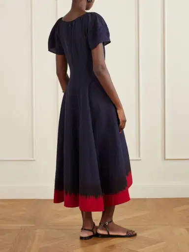 Tory Burch Woven Midi Dress | Thumbnail 3