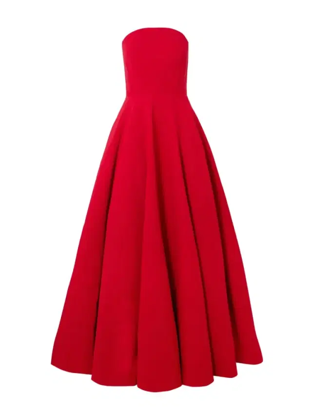 Mathilde Strapless Crepe Gown