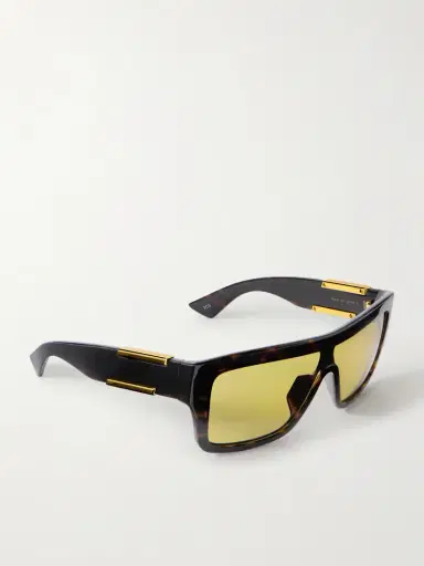 Bottega Veneta Eyewear Ribbon D-frame Tortoiseshell Acetate Sunglasses | Thumbnail 3