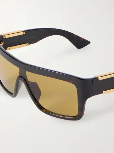 Bottega Veneta Eyewear Ribbon D-frame Tortoiseshell Acetate Sunglasses | Thumbnail 5