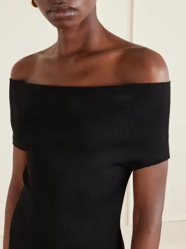 Magda Butrym Off-the-shoulder Knitted Top | Thumbnail 4 Magda Butrym Off-the-shoulder Knitted Top | Thumbnail 4