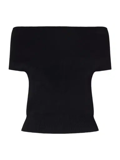 Magda Butrym Off-the-shoulder Knitted Top | Thumbnail 1 Magda Butrym Off-the-shoulder Knitted Top | Thumbnail 1