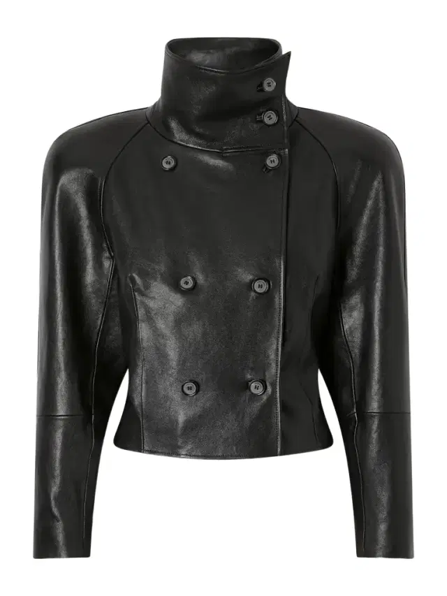 Double-breasted Leather Jacket