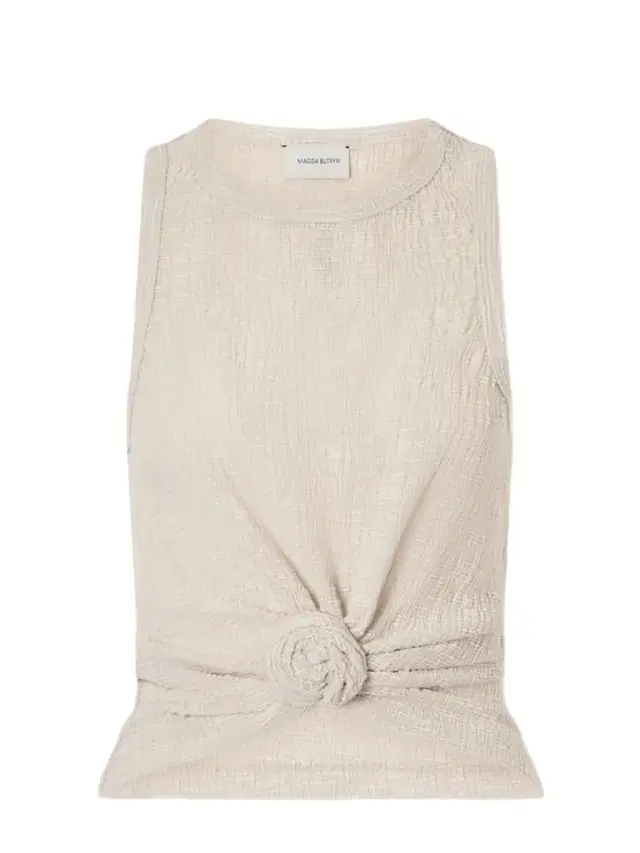 Cropped Floral-appliquéd Crepe Top