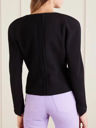 Chloé Wool-crepe Jacket | Thumbnail 3 Chloé Wool-crepe Jacket | Thumbnail 3