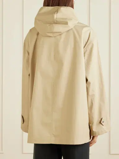 TOTEME Scarf-detailed Organic Cotton Jacket | Thumbnail 4 TOTEME Scarf-detailed Organic Cotton Jacket | Thumbnail 4