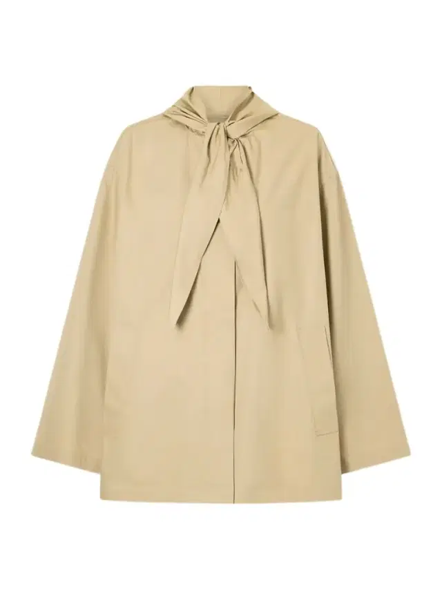 TOTEME Scarf-detailed Organic Cotton Jacket