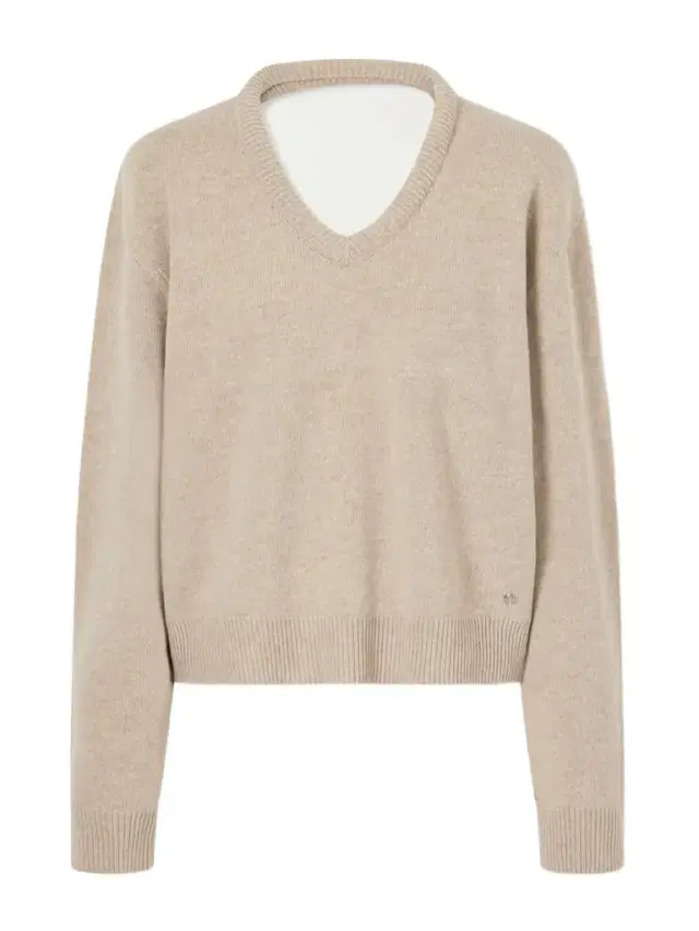 Leather-trimmed Wool Sweater