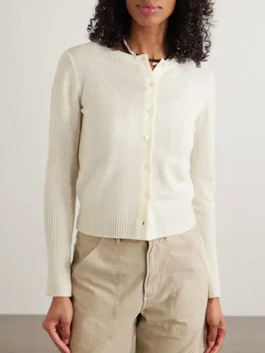 Guest In Residence Compass Jane Cashmere Cardigan | Thumbnail 3 Guest In Residence Compass Jane Cashmere Cardigan | Thumbnail 3
