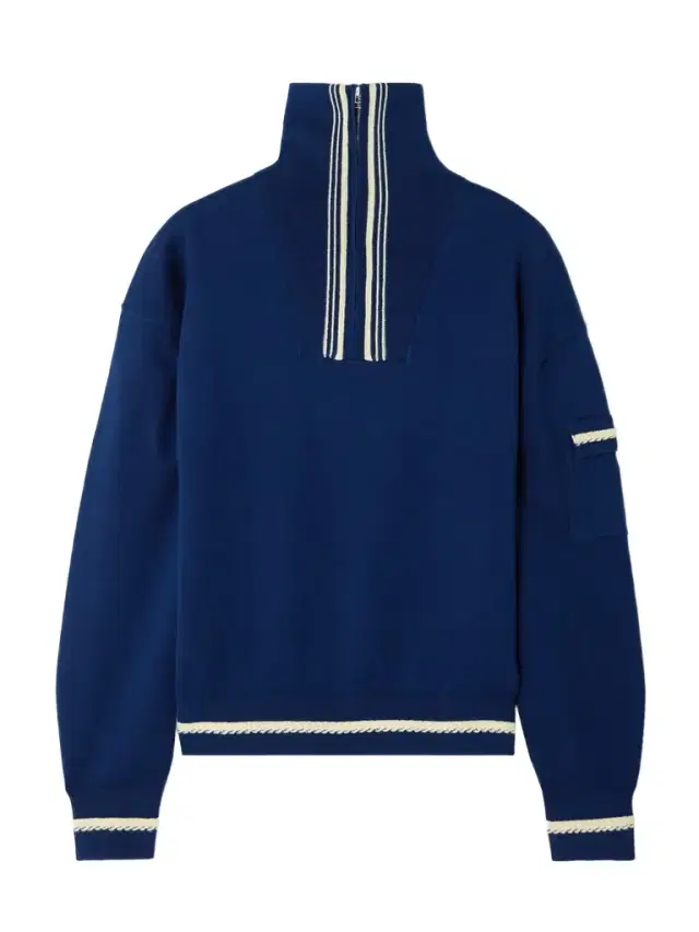 Jib Striped Cotton And Cashmere-blend Turtleneck Sweater