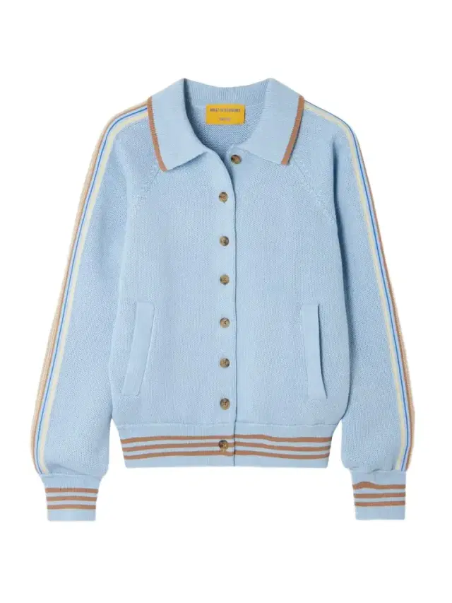 Varsity Striped Cotton-blend Jacket