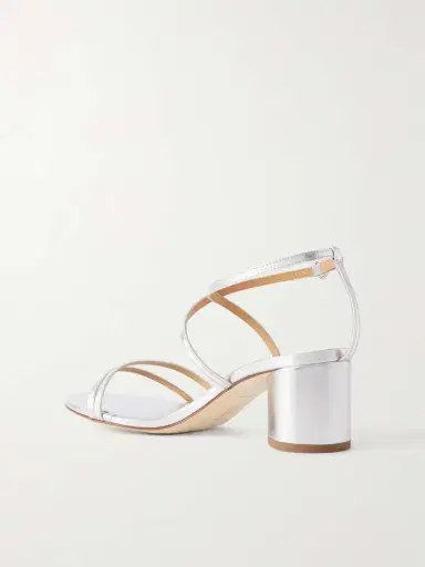 aeyde Mirella Metallic Leather Sandals | Thumbnail 3 aeyde Mirella Metallic Leather Sandals | Thumbnail 3