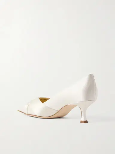 Manolo Blahnik Vieralo 50 Satin Pumps | Thumbnail 3 Manolo Blahnik Vieralo 50 Satin Pumps | Thumbnail 3