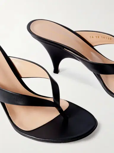 Gianvito Rossi Sofia 70 Leather Thong Sandals | Thumbnail 4