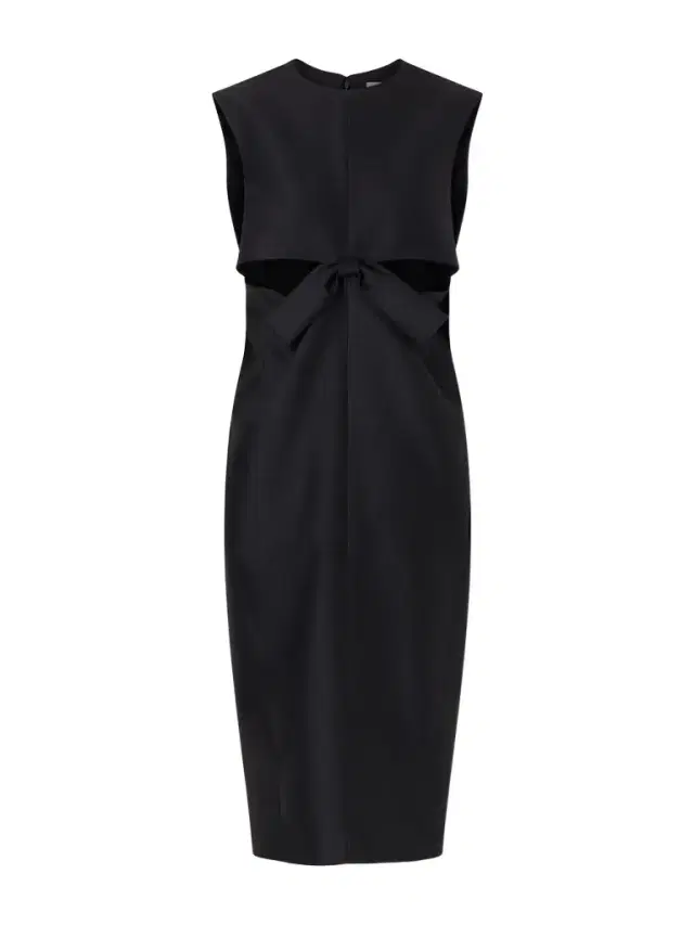 Cutout Draped Wool And Silk-blend Midi Dress