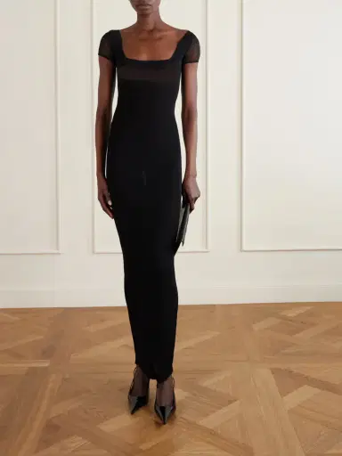 Saint Laurent Knitted Maxi Dress | Thumbnail 2