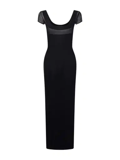 Saint Laurent Knitted Maxi Dress | Thumbnail 1