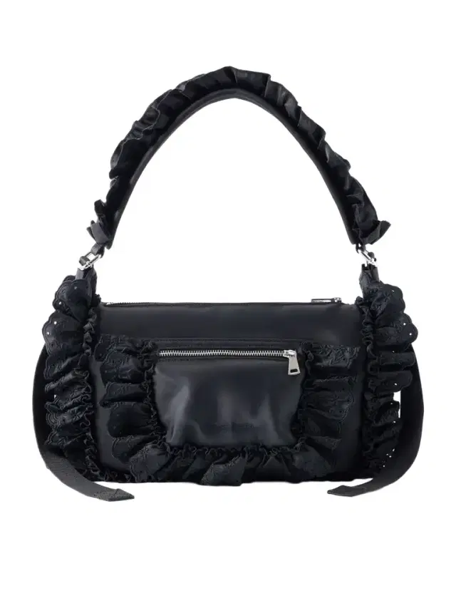 Pillowcase Broderie Anglaise-trimmed Shell Shoulder Bag