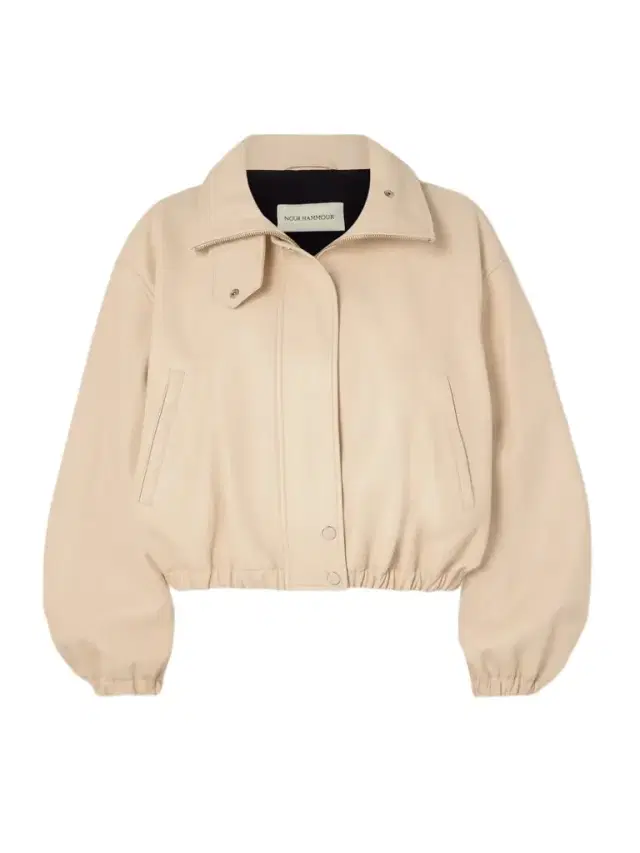 Pia Textured-leather Jacket