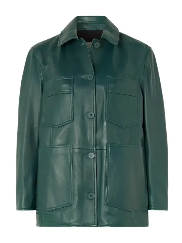 Seleste Paneled Leather Jacket