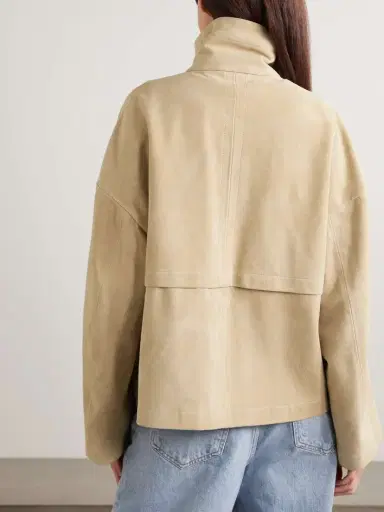 Nour Hammour Park Oversized Suede Jacket | Thumbnail 3 Nour Hammour Park Oversized Suede Jacket | Thumbnail 3