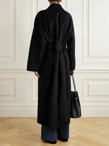 Tove Yoonmi Belted Brushed Wool-blend Coat | Thumbnail 4