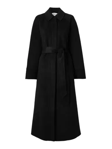 Tove Yoonmi Belted Brushed Wool-blend Coat | Thumbnail 1