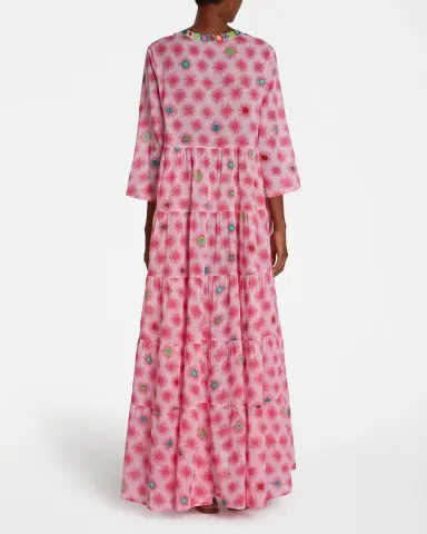 Emporio Sirenuse Alba Caftan in Pink Smile | Thumbnail 4 Emporio Sirenuse Alba Caftan in Pink Smile | Thumbnail 4