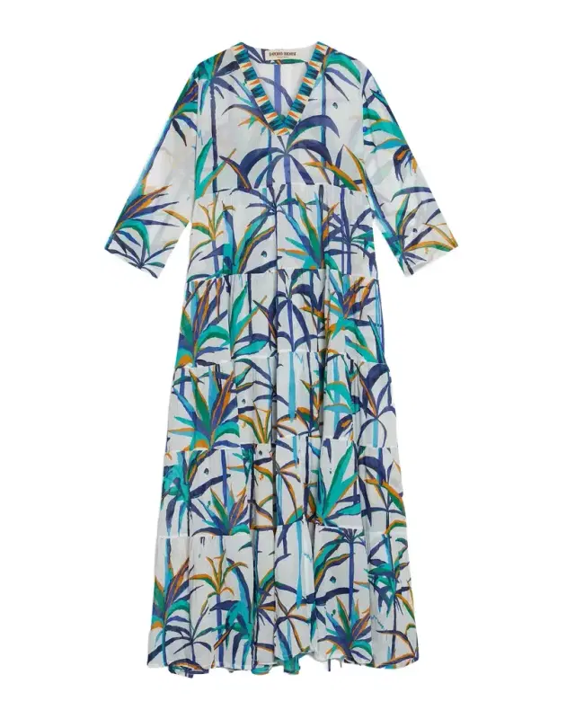 Alba Caftan in Tropical Sunset