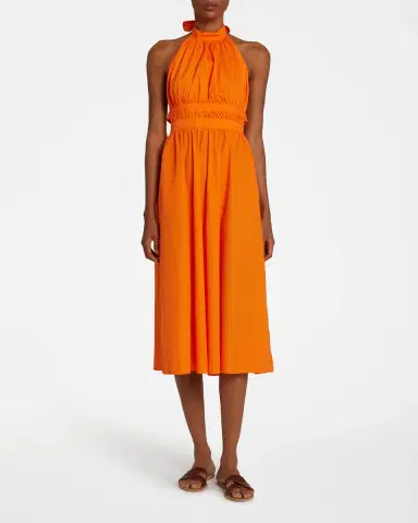 Emporio Sirenuse August Dress Orange | Thumbnail 2