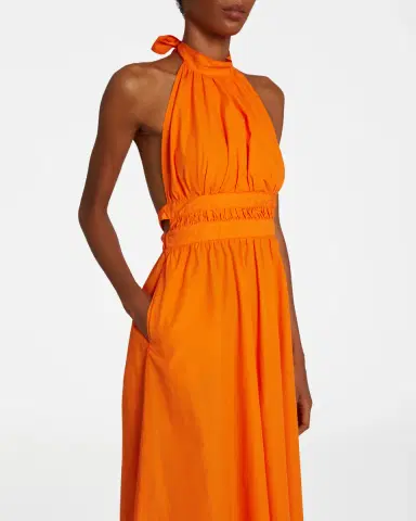 Emporio Sirenuse August Dress Orange | Thumbnail 3