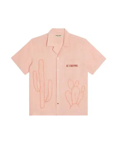Emporio Sirenuse Cactus Linen Hawaiian Shirt | Thumbnail 1 Emporio Sirenuse Cactus Linen Hawaiian Shirt | Thumbnail 1