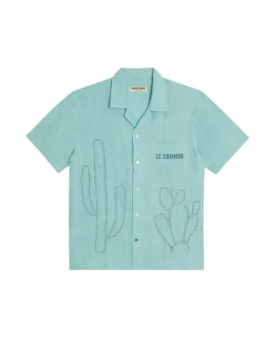 Emporio Sirenuse Cactus Linen Hawaiian Shirt | Thumbnail 1 Emporio Sirenuse Cactus Linen Hawaiian Shirt | Thumbnail 1