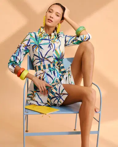Emporio Sirenuse Cherilyn Dress in Tropical Sunset | Thumbnail 5 Emporio Sirenuse Cherilyn Dress in Tropical Sunset | Thumbnail 5