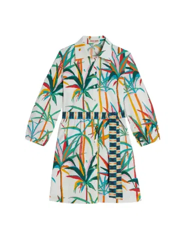 Emporio Sirenuse Cherilyn Dress in Tropical Sunset | Thumbnail 1 Emporio Sirenuse Cherilyn Dress in Tropical Sunset | Thumbnail 1