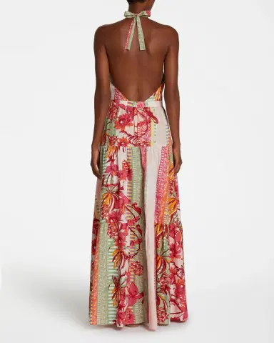 Emporio Sirenuse Colette Dress in Pink Blossom | Thumbnail 3 Emporio Sirenuse Colette Dress in Pink Blossom | Thumbnail 3