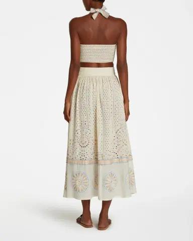 Emporio Sirenuse Isabella Top with Amalfi Embroidery | Thumbnail 3 Emporio Sirenuse Isabella Top with Amalfi Embroidery | Thumbnail 3