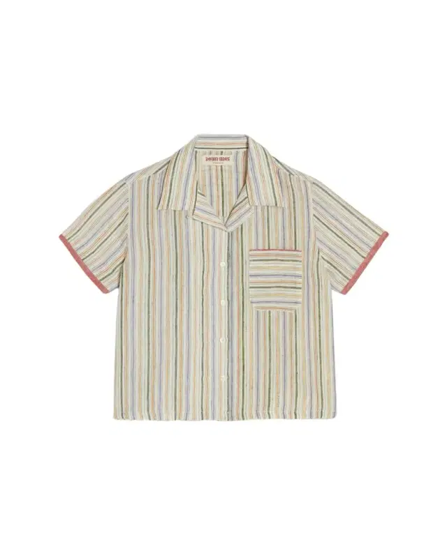 Emporio Sirenuse Kaia Summer Stripes Shirt Yellow Green