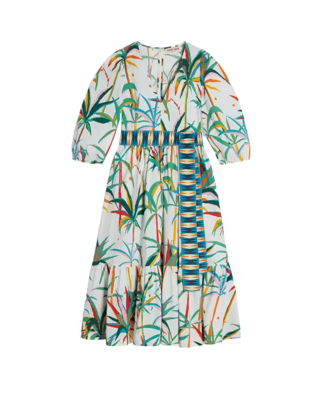 Loretta Dress in Tropical Sunset