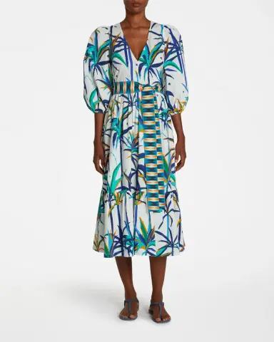 Emporio Sirenuse Loretta Dress in Tropical Sunset | Thumbnail 2 Emporio Sirenuse Loretta Dress in Tropical Sunset | Thumbnail 2