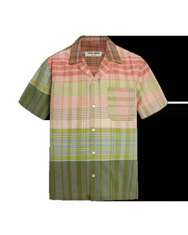 Emporio Sirenuse Madura Checks Hawaiian Shirt