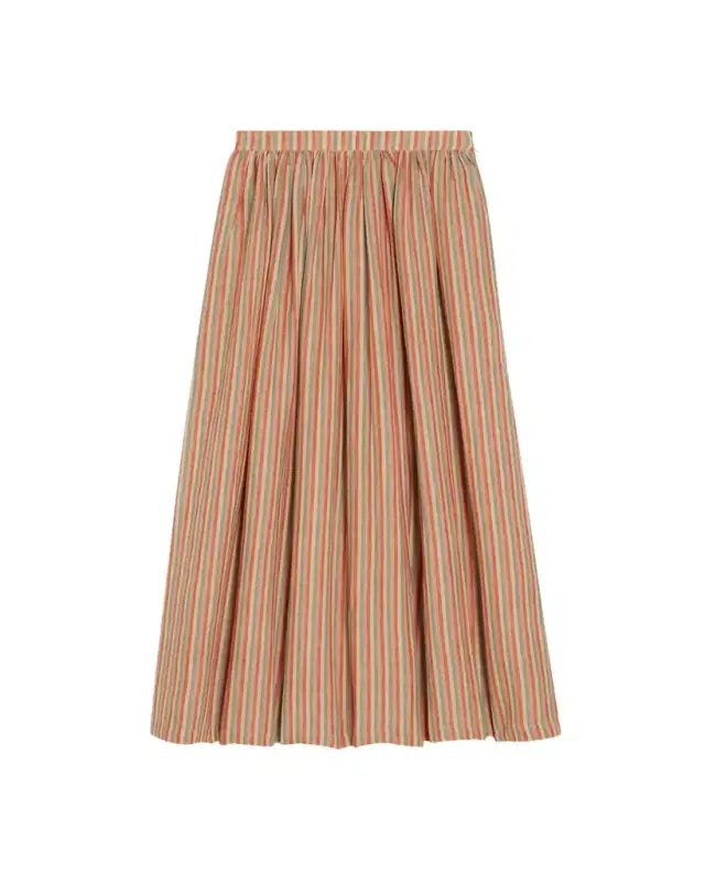 Emporio Sirenuse New Jane Seventies'S Stripes Skirt Pink Emb