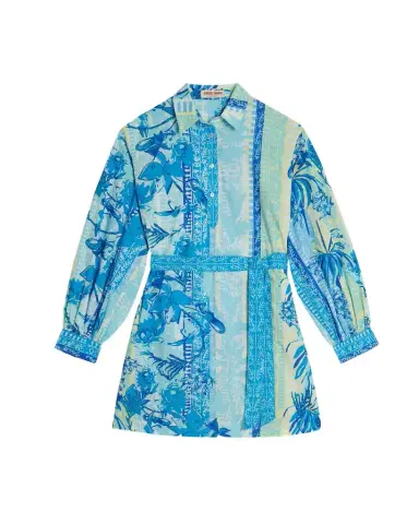 Emporio Sirenuse Odessa Shirt in Blue Blossom | Thumbnail 1 Emporio Sirenuse Odessa Shirt in Blue Blossom | Thumbnail 1