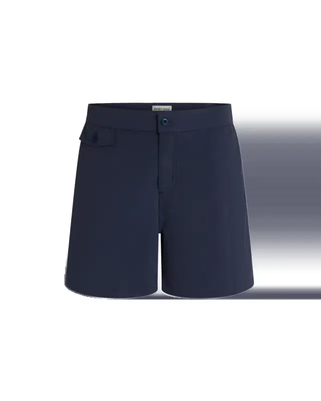 Emporio Sirenuse Plain Swim Trunks