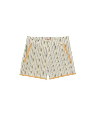 Emporio Sirenuse Shorts Summer Stripes Yellow Green | Thumbnail 1