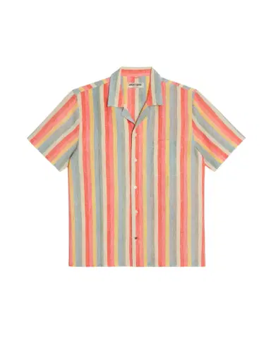 Emporio Sirenuse Surfs' up Linen Hawaiian Shirt | Thumbnail 1 Emporio Sirenuse Surfs' up Linen Hawaiian Shirt | Thumbnail 1