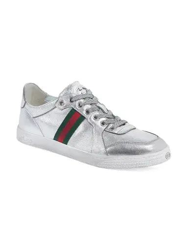 Gucci Women's Coda Leather Low-Top Sneakers | Thumbnail 2